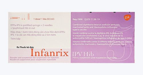 Vắc xin Infranrix IPV + Hib (Bỉ)